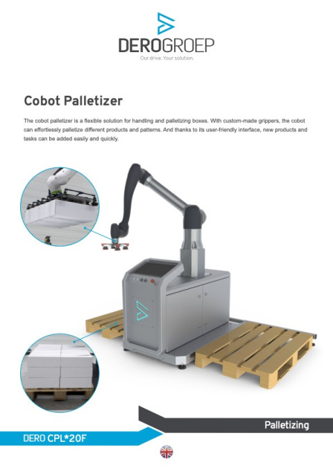 Productsheet cobot palletizer